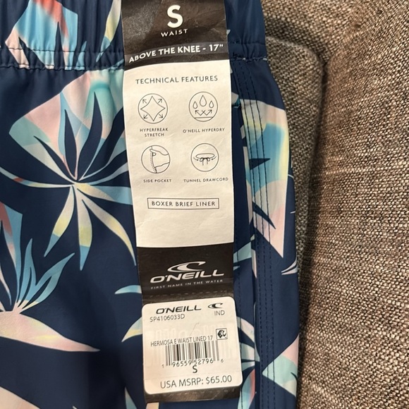 Men’s O’Neil Hyperdry Swim Trunks. 17” outseam. - Picture 5 of 6